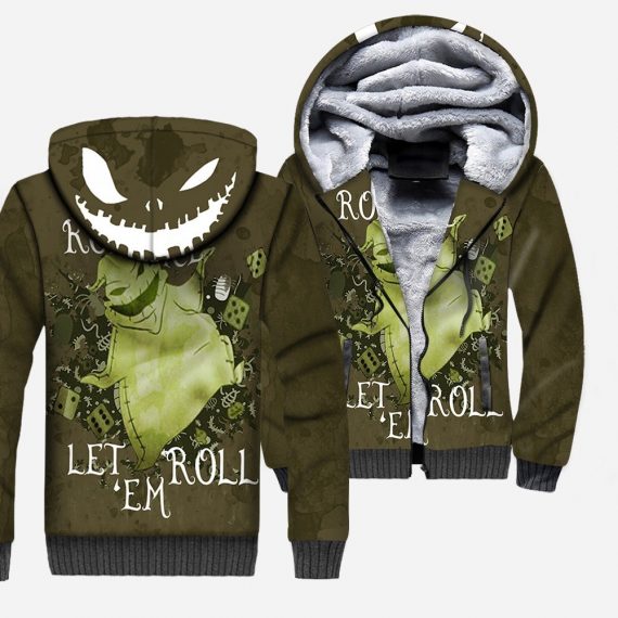 Oogie Boogie Halloween Town The Nightmare Before Christmas Fleece Hoodie Hg