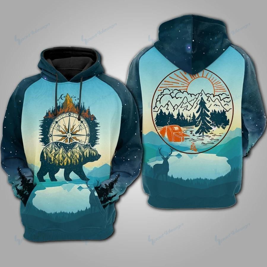 Bear Camping Hoodie 053