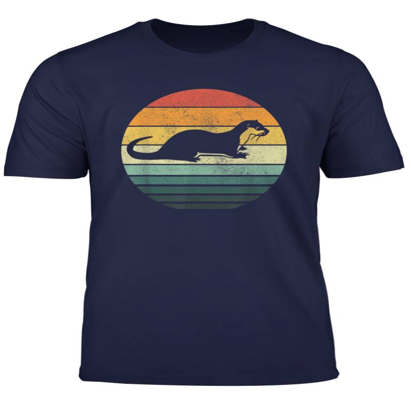 Sea Otter Shirt Sunset Retro Vintage 70S Animal Nature Lover T Shirt