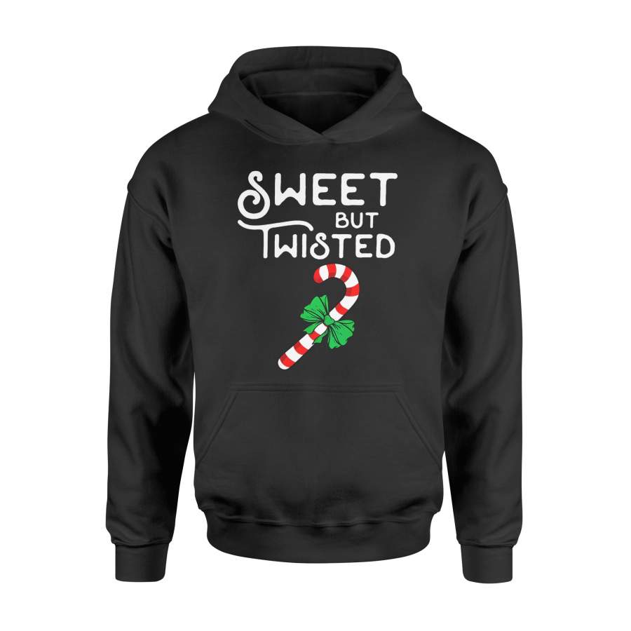 Christmas gift idea Sweet But Twisted Candy Cane Funny Xmas T-Shirt – Standard Hoodie