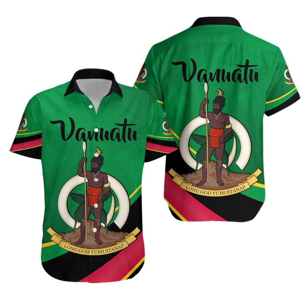 Vanuatu Rugby Hawaiian Shirt Simple Style K8