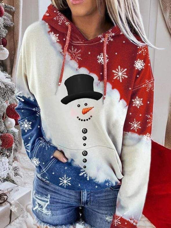 Snowman Funny 3D Hoodie #V