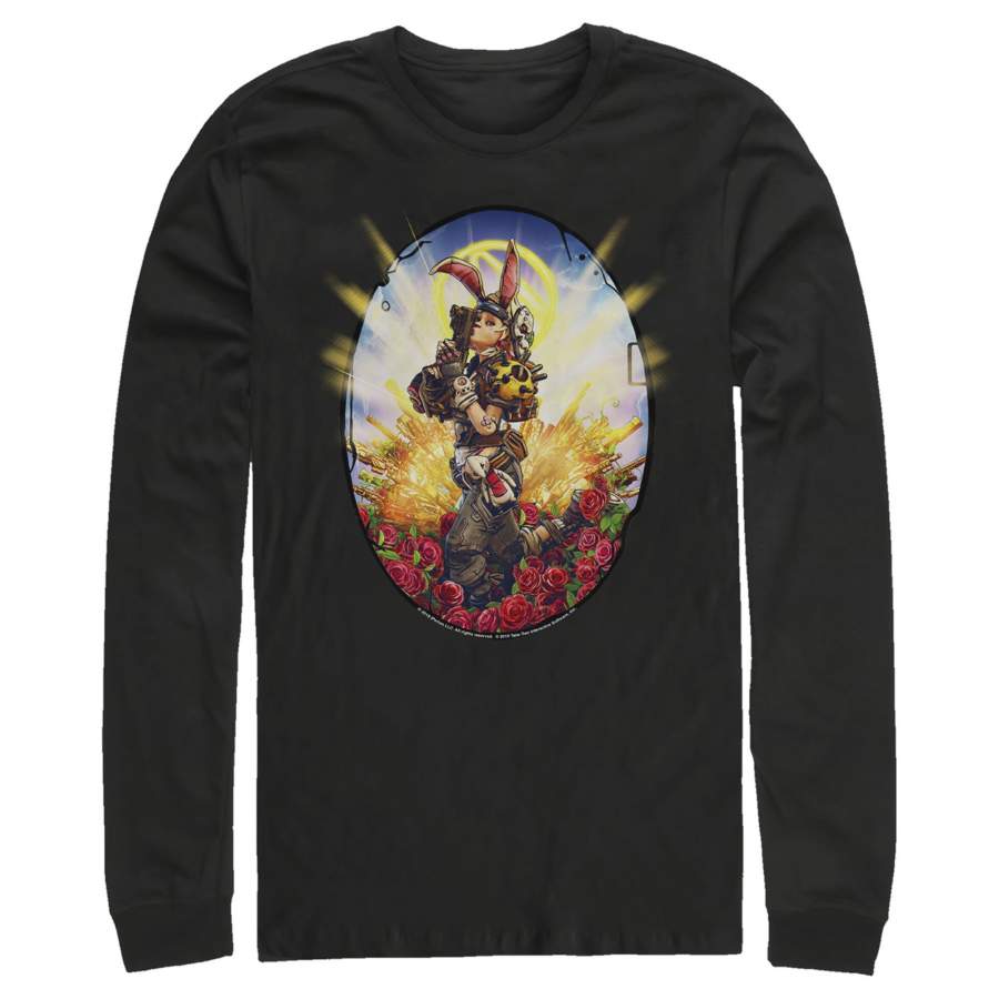 Borderlands 3 Men’s Floral Tiny Tina  Long Sleeve Shirt