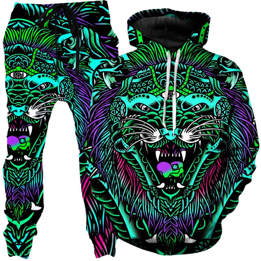 Acid Tiger Hoodie and Joggers Combo