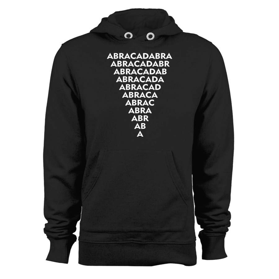 Abracadabra Spells Occult Goth Charm Heal Witch Magic Unisex Hoodie