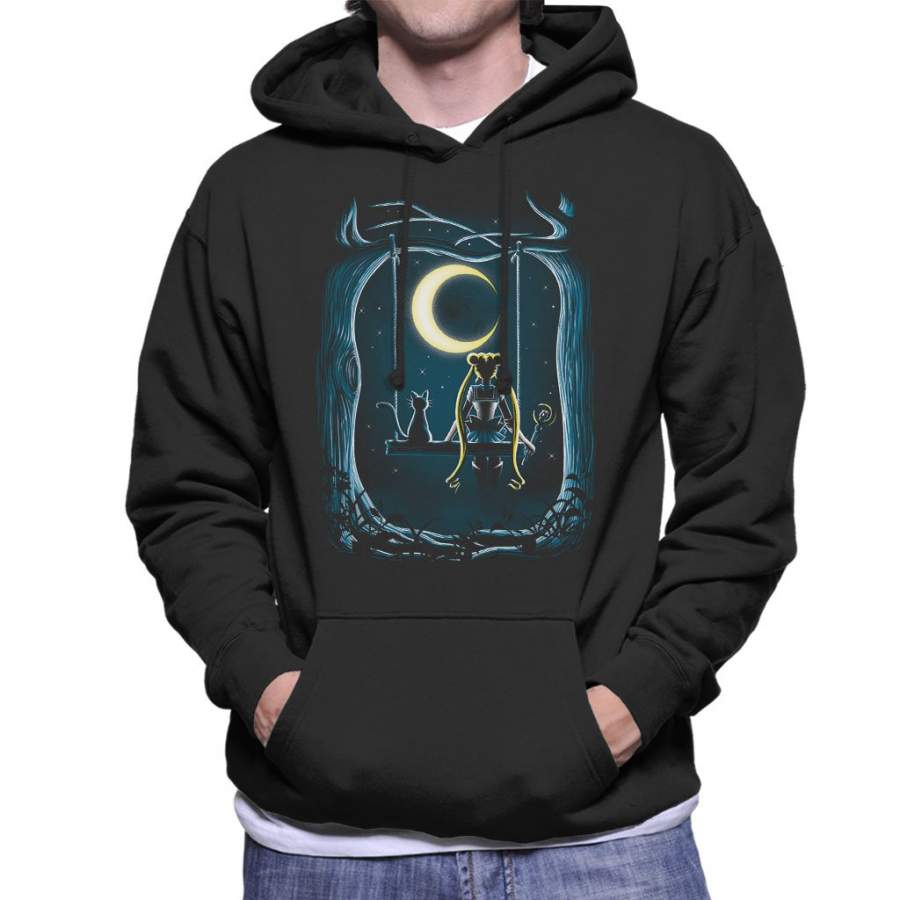 Sailor Moon Content Under The Moon Men’s Hooded Sweatshirt