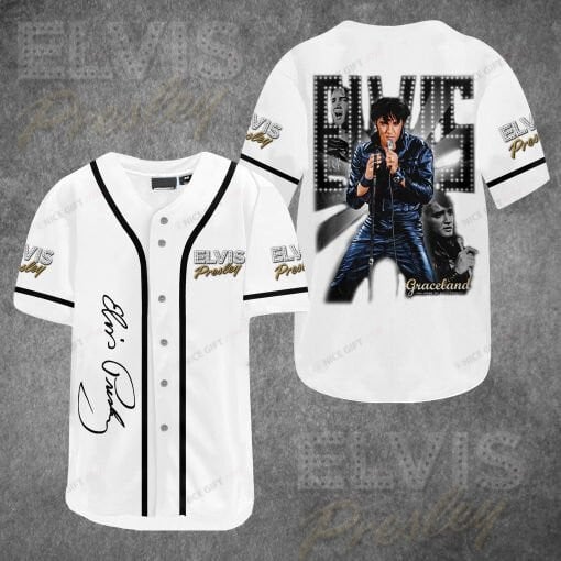 Elvis Presley Baseball Jersey Bbj-X1I9