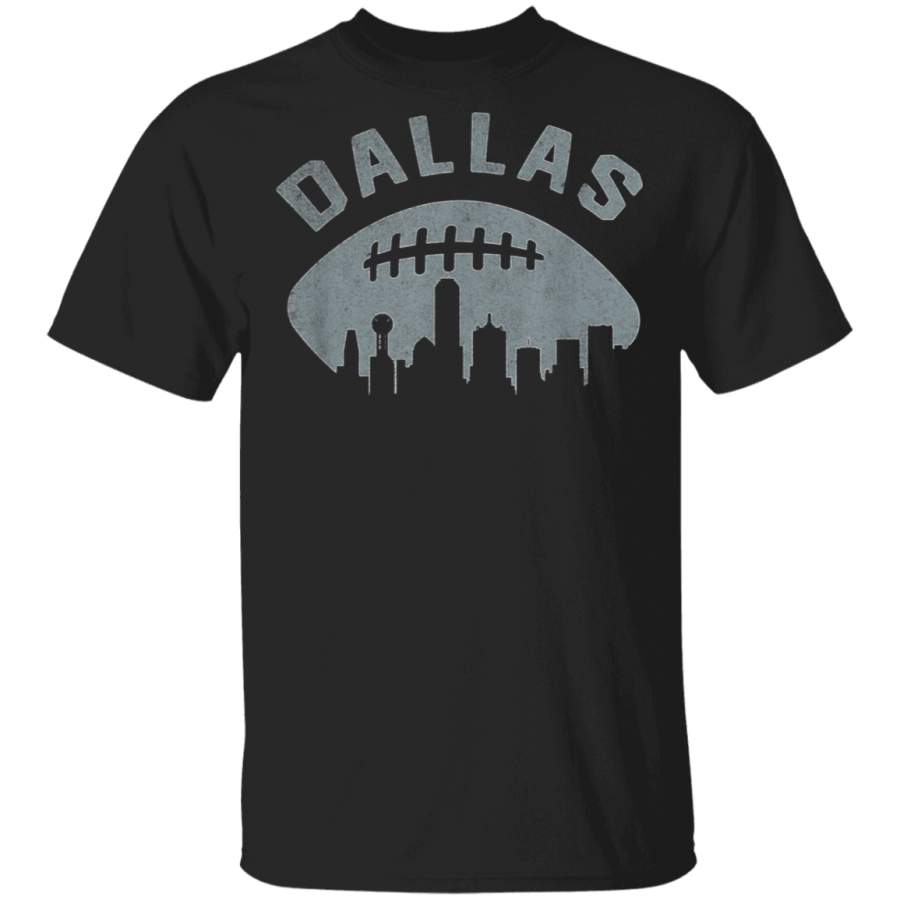 Vintage Dallas Texas Cityscape Retro Football TShirt Kansas City Football T-Shirt