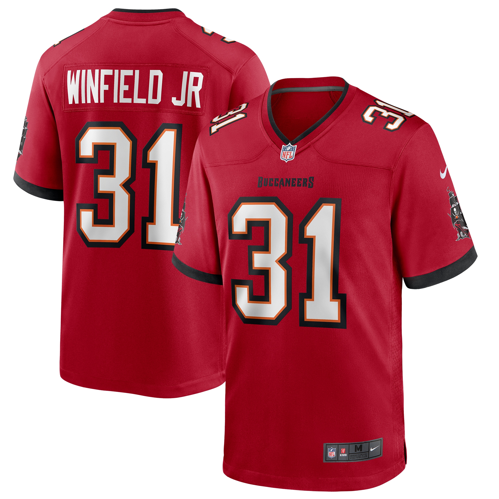 Antoine Winfield Jr. Tampa Bay Buccaneers Game Jersey – Red