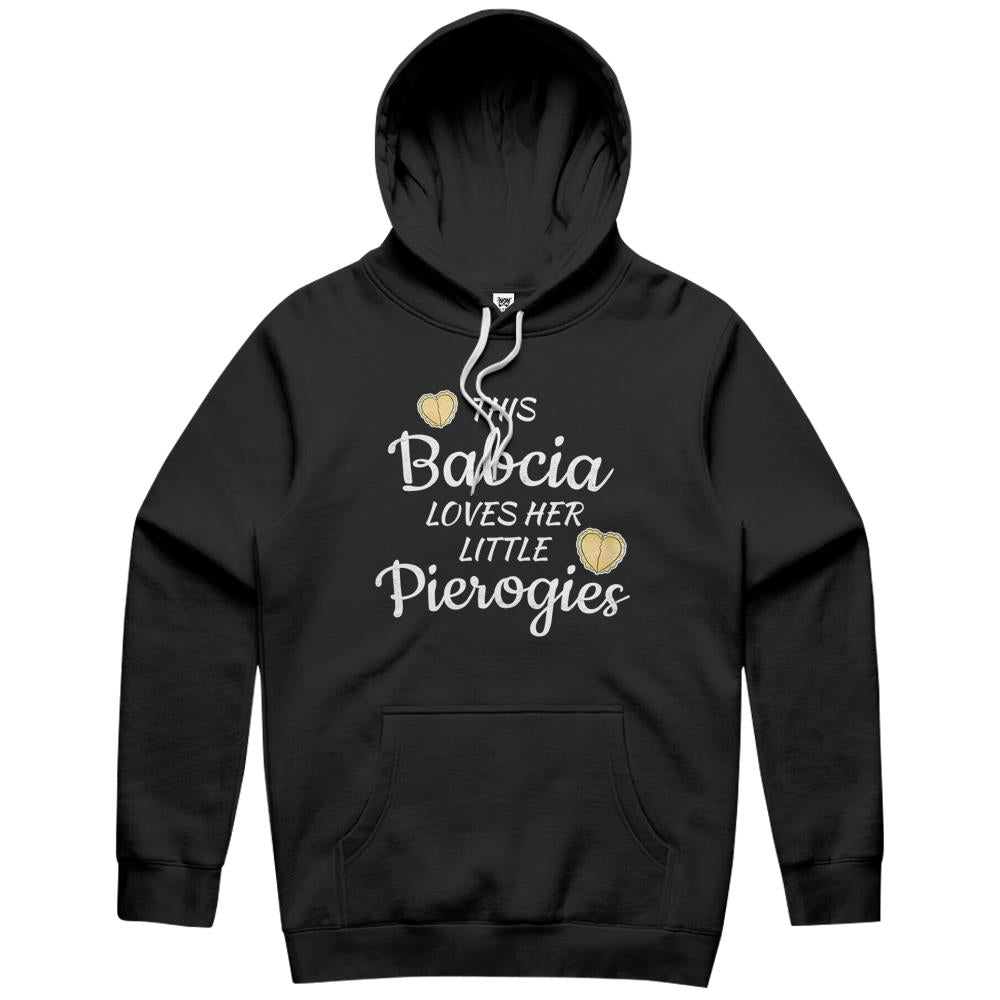 Womens Polish Babcia Grandma Loves Little Pierogies Mother’S Day Hoodie