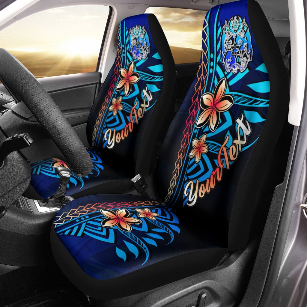 Tonga Custom Personalised Car Seat Covers – Vintage Tribal Mountain – BN11