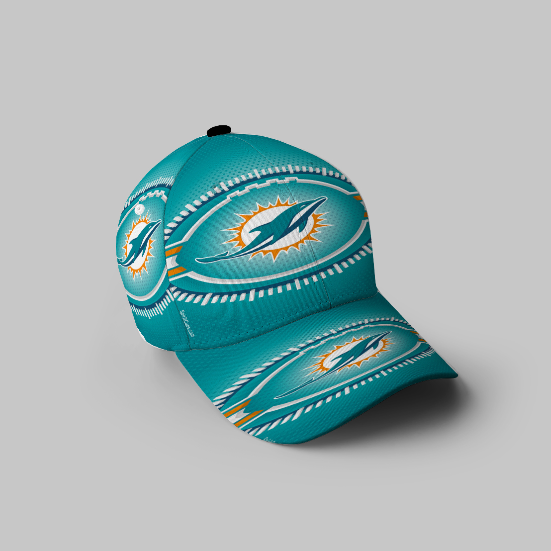 Miami Dolphins Logo Art Illustration 3D Printing Baseball Cap Classic Hat