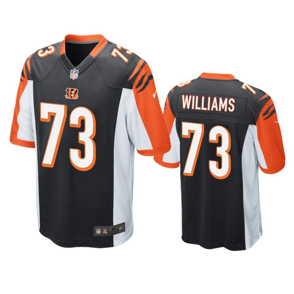 Cincinnati Bengals Jonah Williams 2019 NFL Draft Black Game Jersey