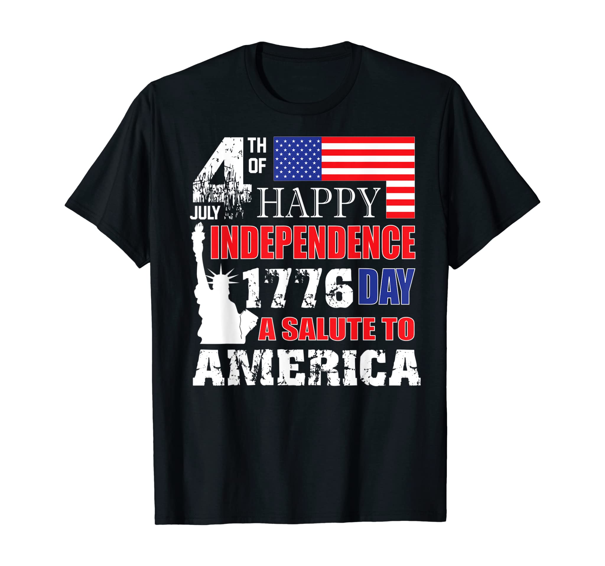 A Salute To America T-shirt 4th Of July Independence Day Tee