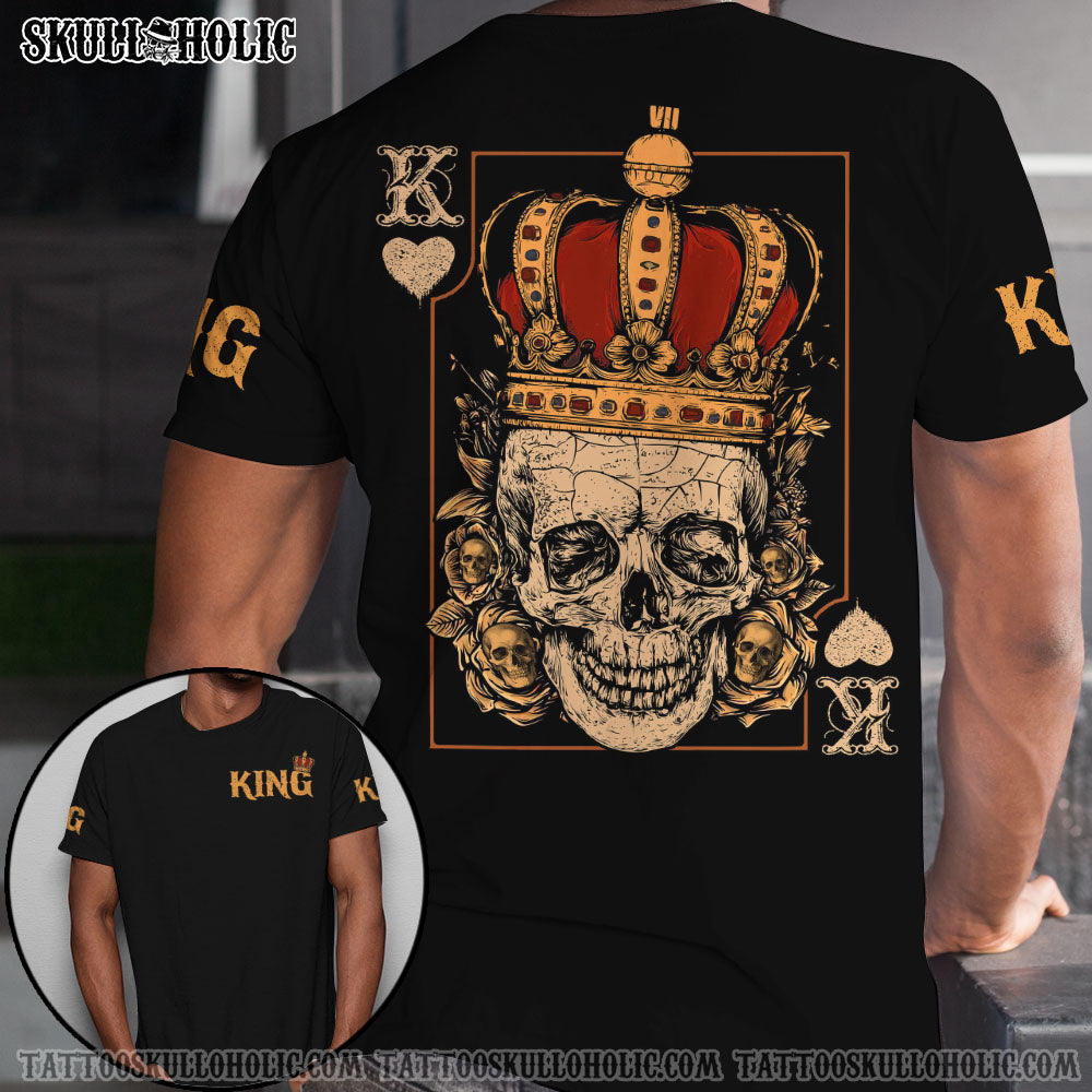 Skull Couple King Queen Vintage All Over Print – Latg0601221Ha