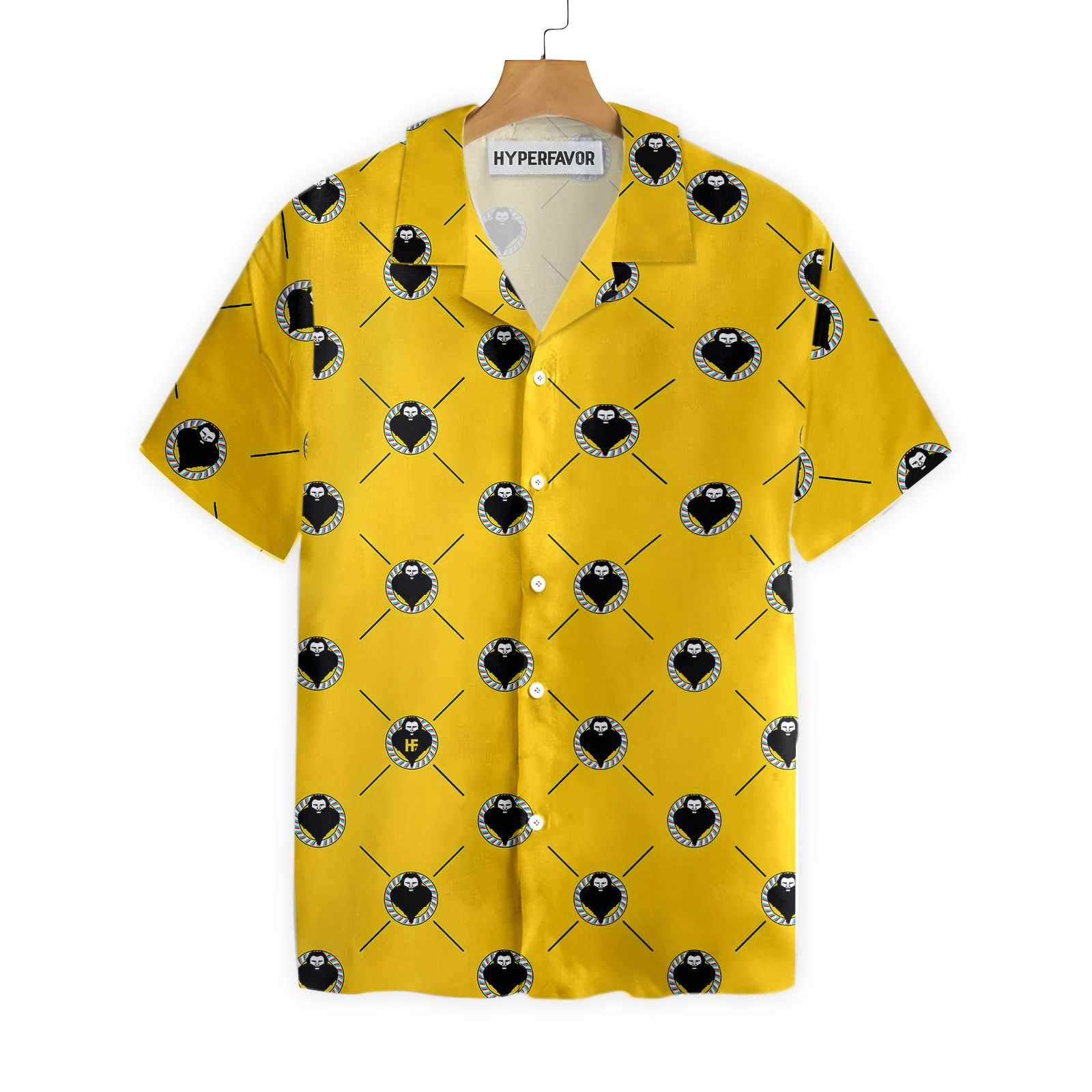 Heart Shaped Beard Barber Shirt For Men Hawaii Ha81199