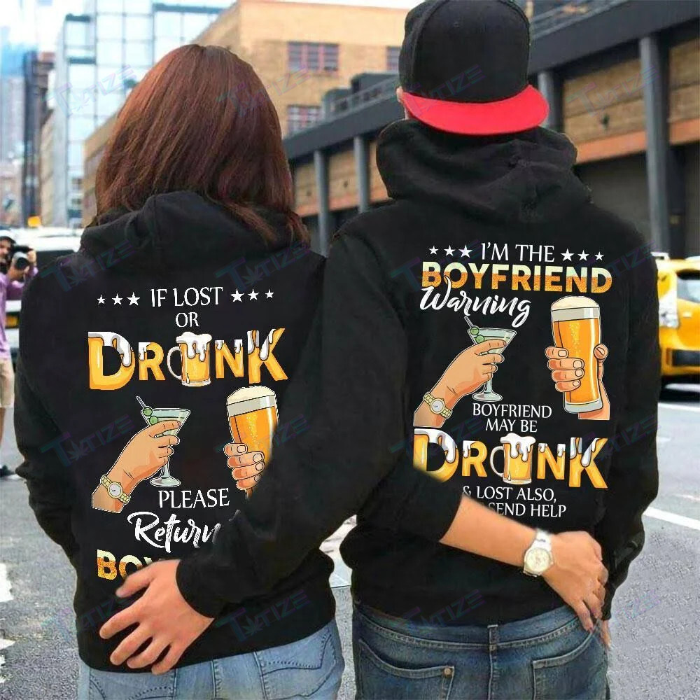 Matching Hoodie For Couples, Couple Shirt, His And Hers Funny Hoodie, Drunk Beer Win Graphic Unisex T Shirt, Sweatshirt, Hoodie Size S – 5Xl