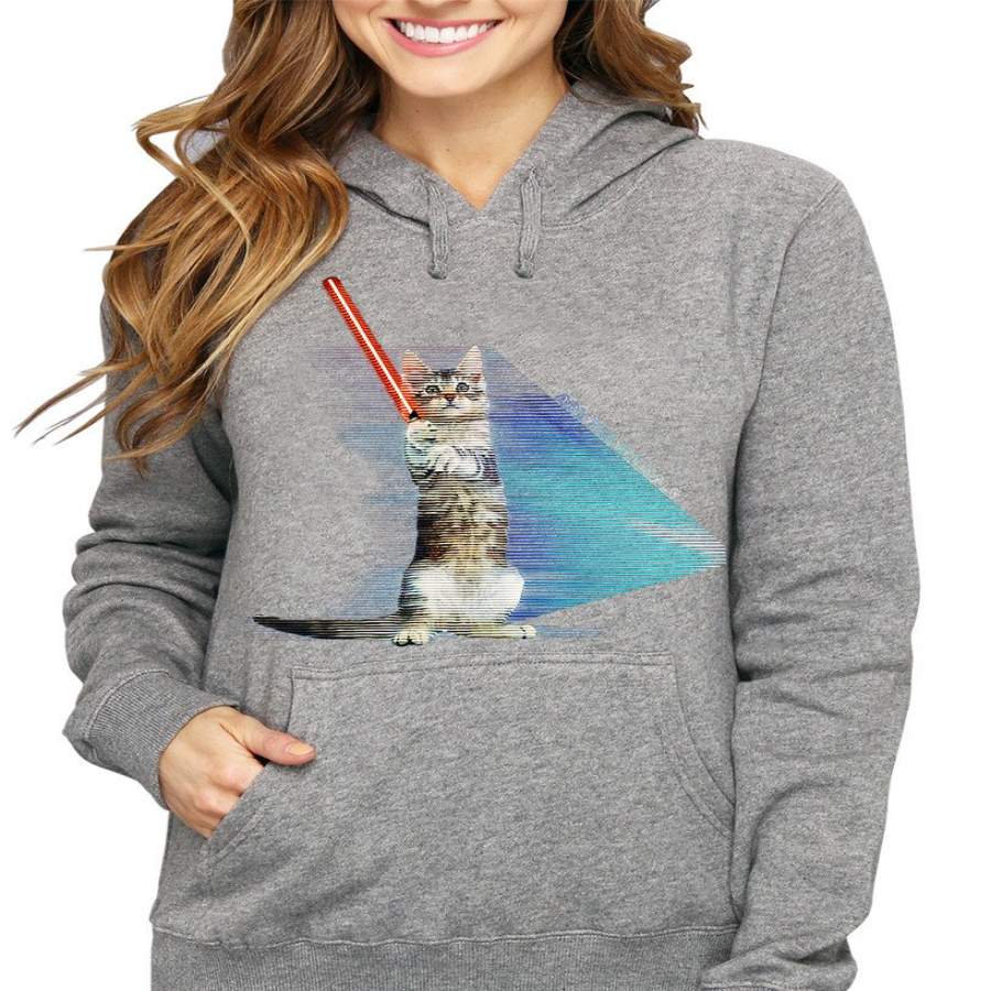 Women’s | Hologram Battle Cat | Oversized Hoodie