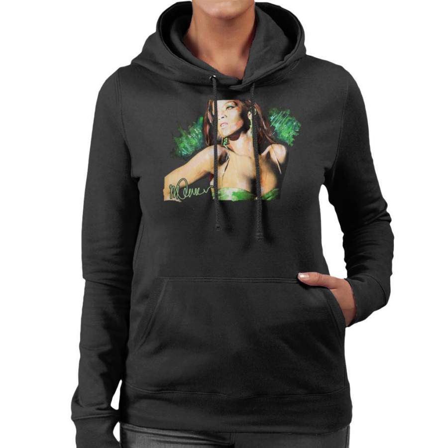 Sidney Maurer Original Portrait Of Rihanna Earrings Women’s Hooded Sweatshirt