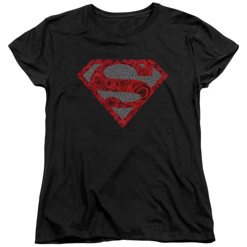 Superman Elephant Rose Shield Women’s T-Shirt