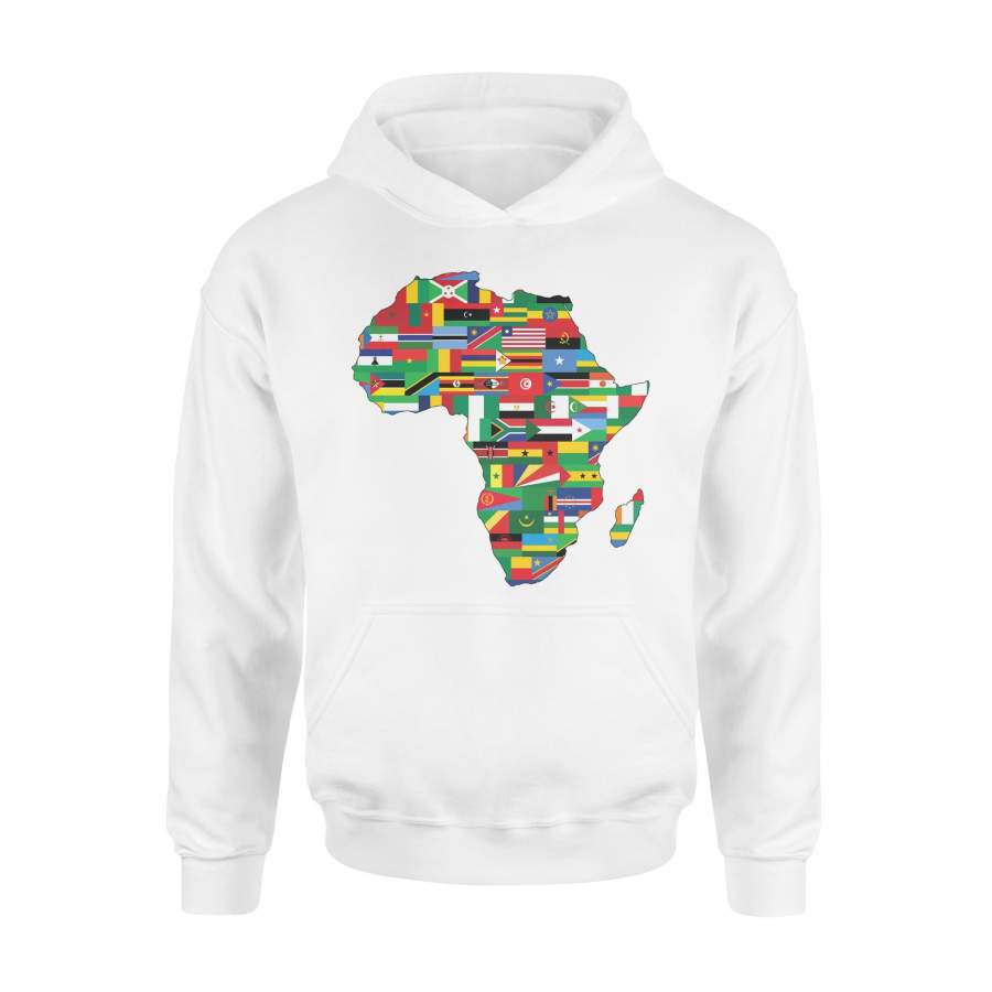 Africa Country Map African Pride Hoodie