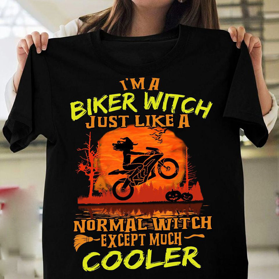 I Am A Biker Witch Just Like A Normal Witch Except Much Cooler Gift Standard/Premium T-Shirt