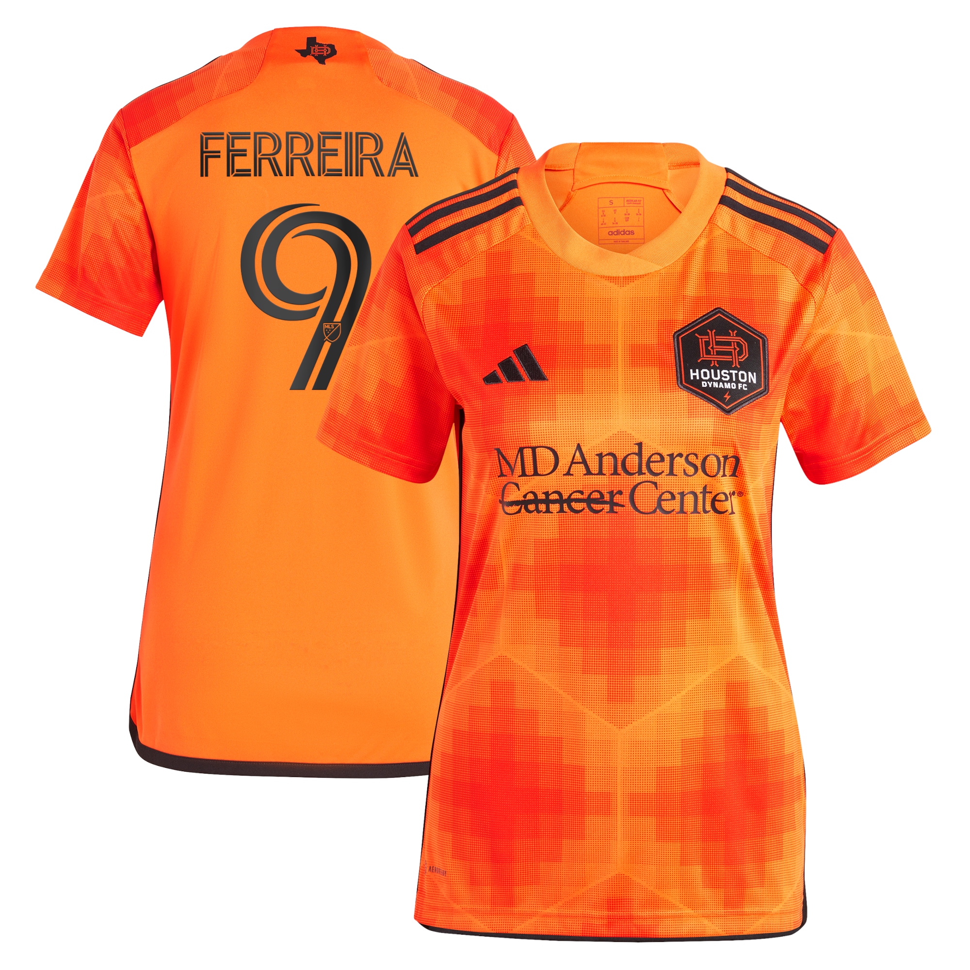 Sebastián Ferreira Houston Dynamo FC Women's 2023 El Sol Replica Jersey – Orange