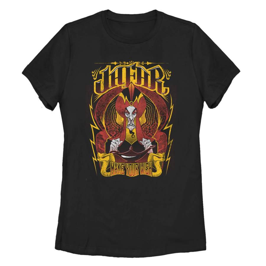 Aladdin Women’s Jafar Flame Wish  T Shirt