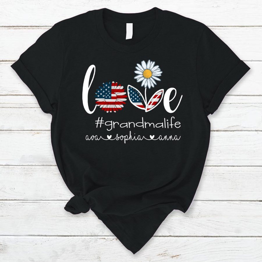 Personalized Lovely Grandmalife T-Shirt, Gift To My Grandma, Mother’S Day Gifts T Shirts