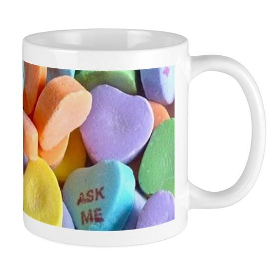 Colorful Candy Hearts Mug