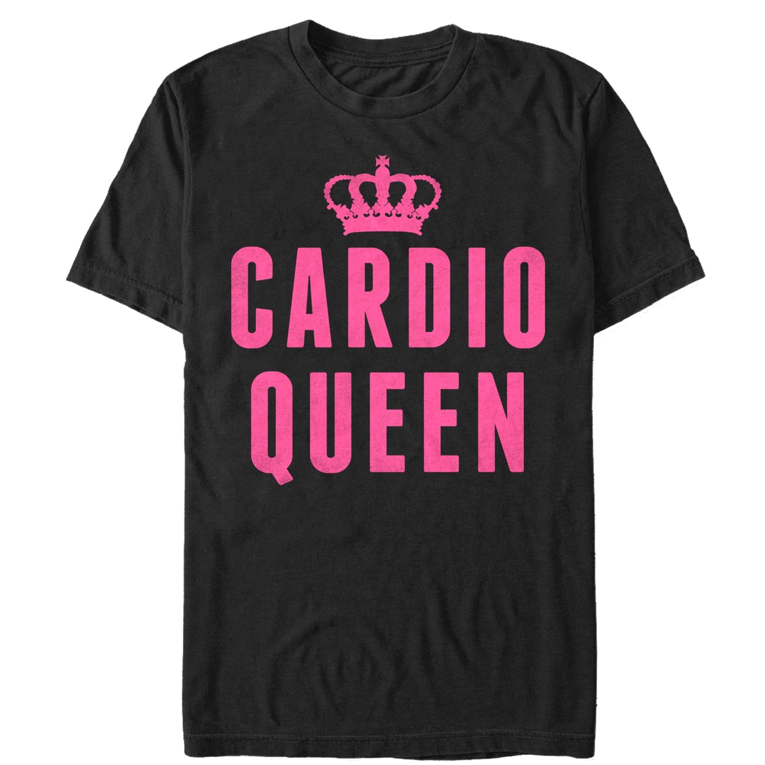 Chin Up Women’S Cardio Queen  Boyfriend Tee