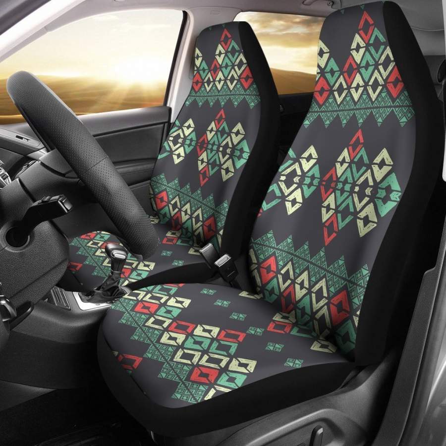 Retro Native Pattern Car Seat Covers Fit Fit Apparel