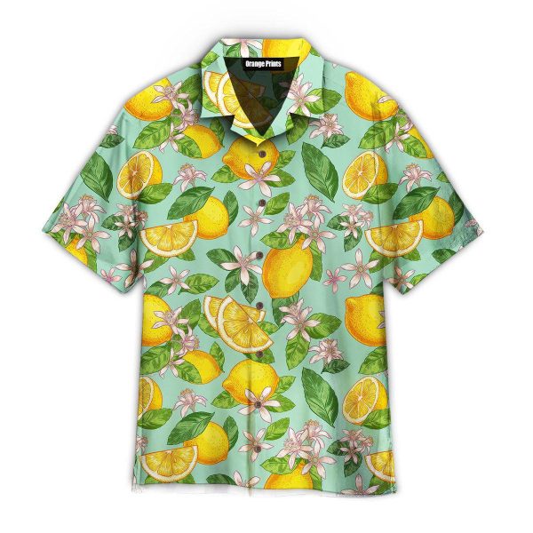 Lemon Tropical Pattern Hawaii Shirt For Men Women Ha98541