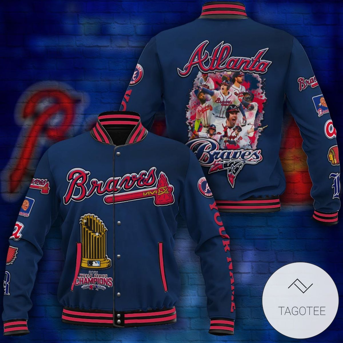 Atlanta Braves 2021 World Series Champion Baseball Jacket