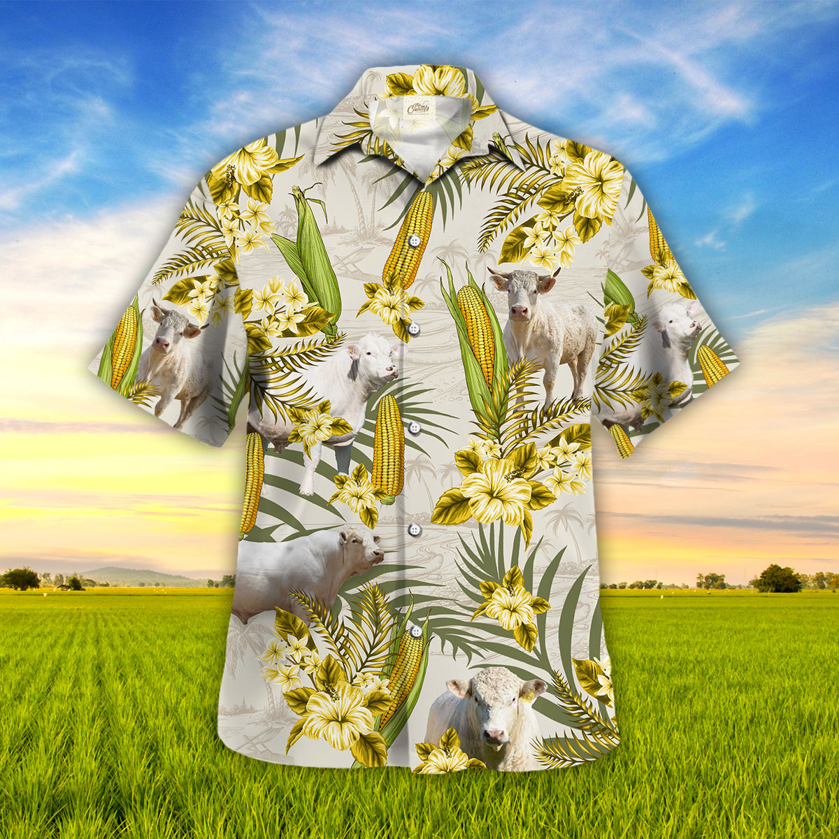 Charolais Farmer Corn Hawaii Shirt Ha25984