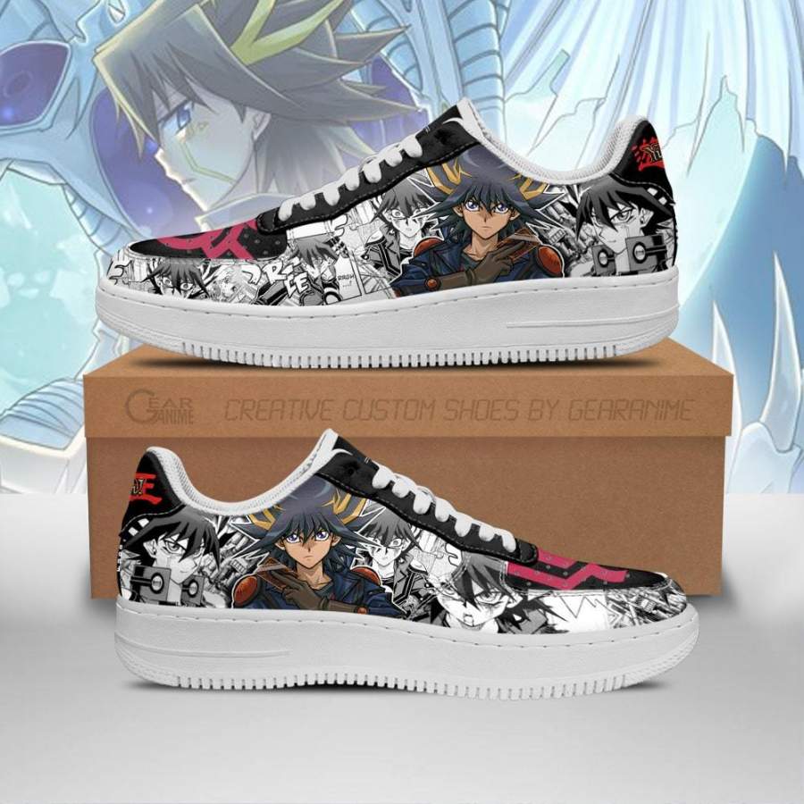 Yugioh Shoes Yusei Fudo Air Sneakers Yu Gi Oh Anime Shoes
