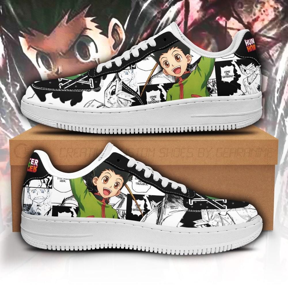 Gon Hunter X Hunter Air Force Shoes Sneakers Custom Anime