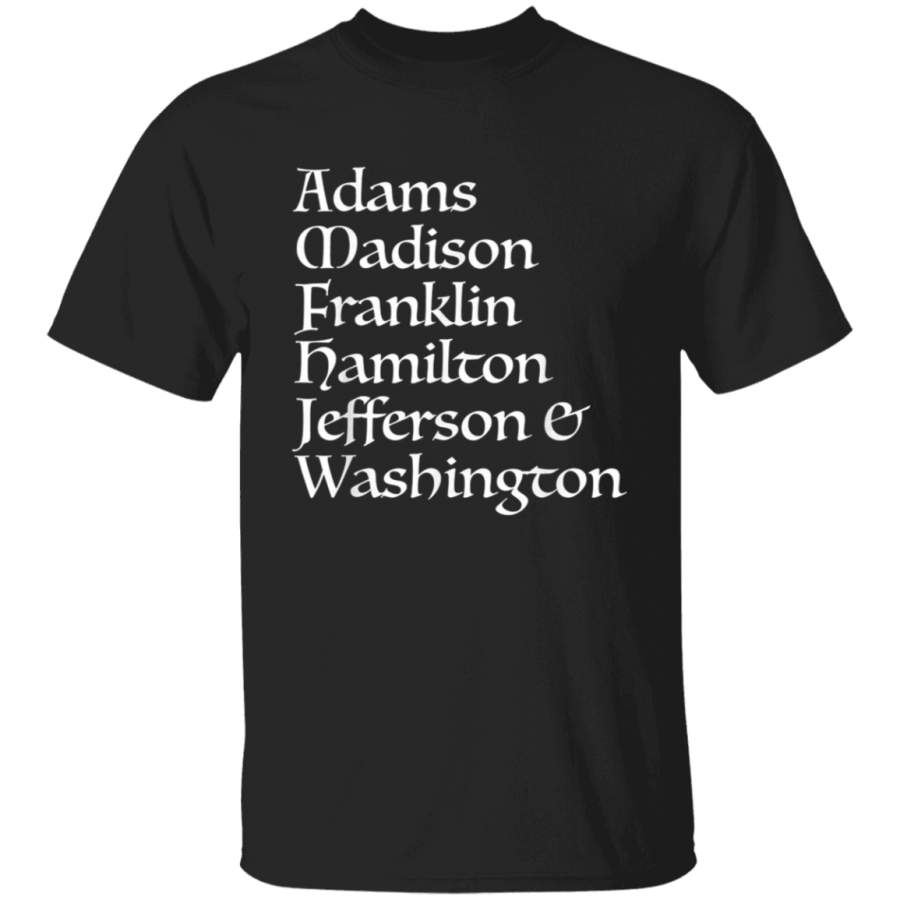 4th of July Presidents Day TShirt