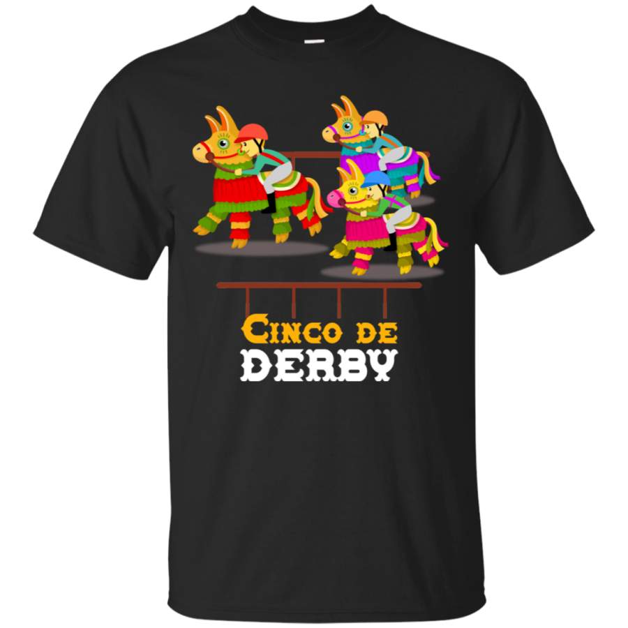 AGR Derby Party Pinata Jockeys Cinco de Mayo Horse Racing T-Shirt