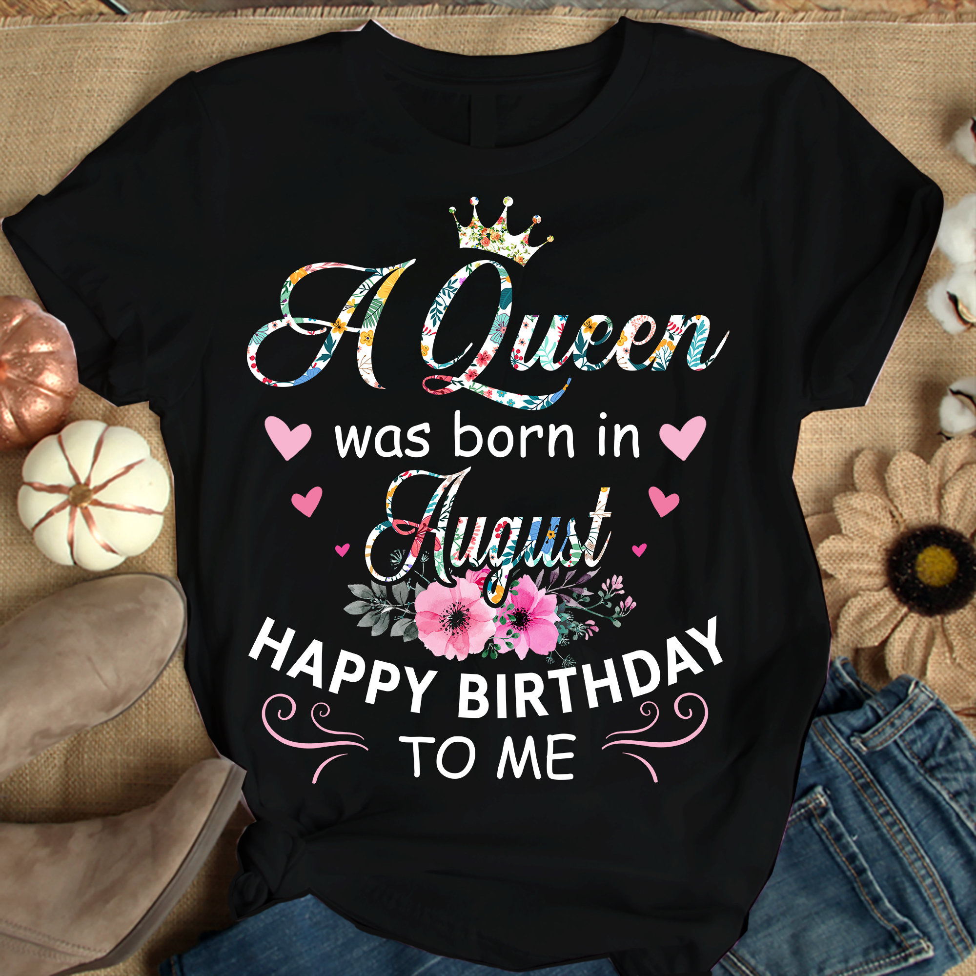 A Queen Was Born In August Shirts Women, Birthday T Shirts, Summer Tops, Beach T Shirts