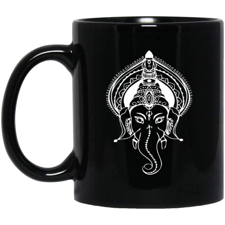 Ganesh Elephant Ganesha Elephant God Face – Spiritual Hindu Coffee Mug