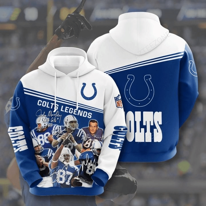 Indianapolis Colts 66 Unisex 3D Hoodie Gift For Fans