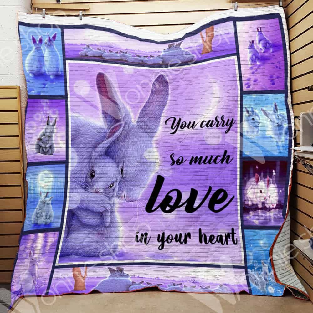 Rabbit Cl15100302Mdq Quilt Blanket