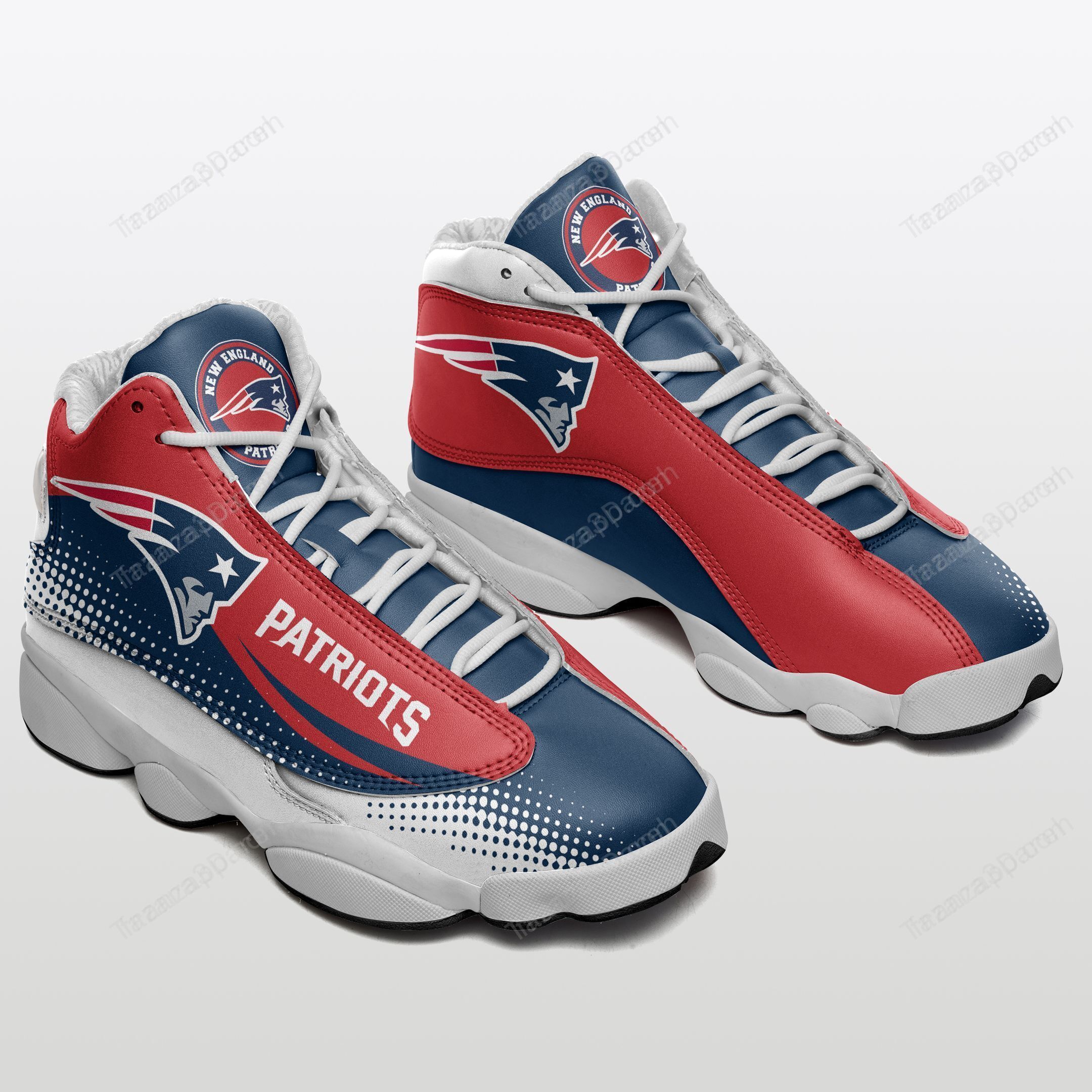 New England Patriots Air Jd13 Sneakers 666