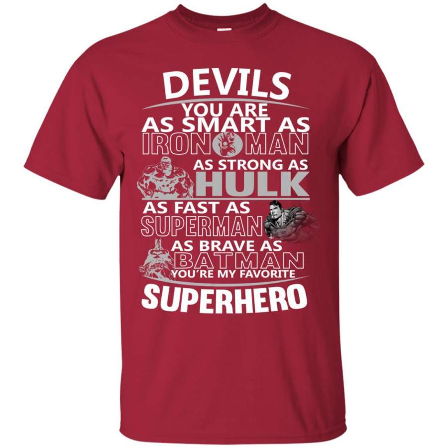 New Jersey Devils You’re My Favorite Super Hero T Shirts