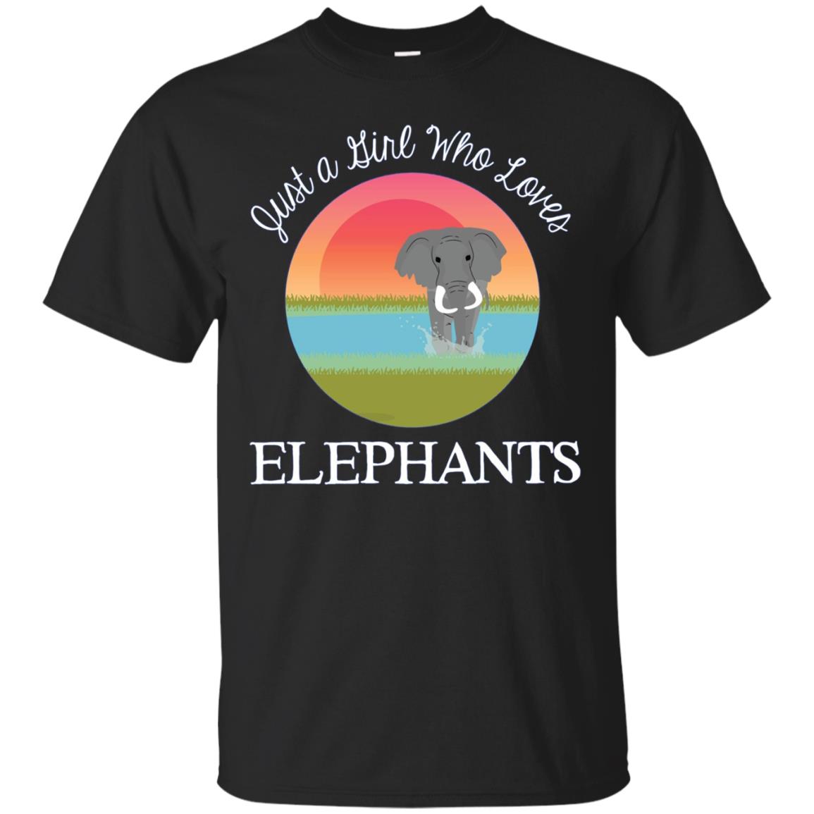 Just a Girl Who Loves Elephants Long Sleeve Pachyderm Fans