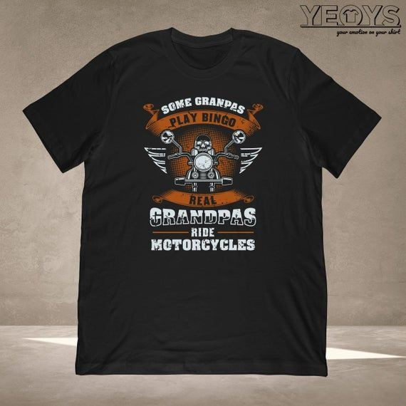 Grandpa Motorcycle S Shirt