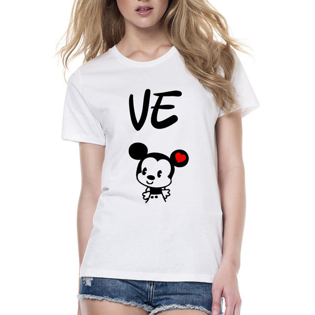 Cute Mouse Love Couple Tees
