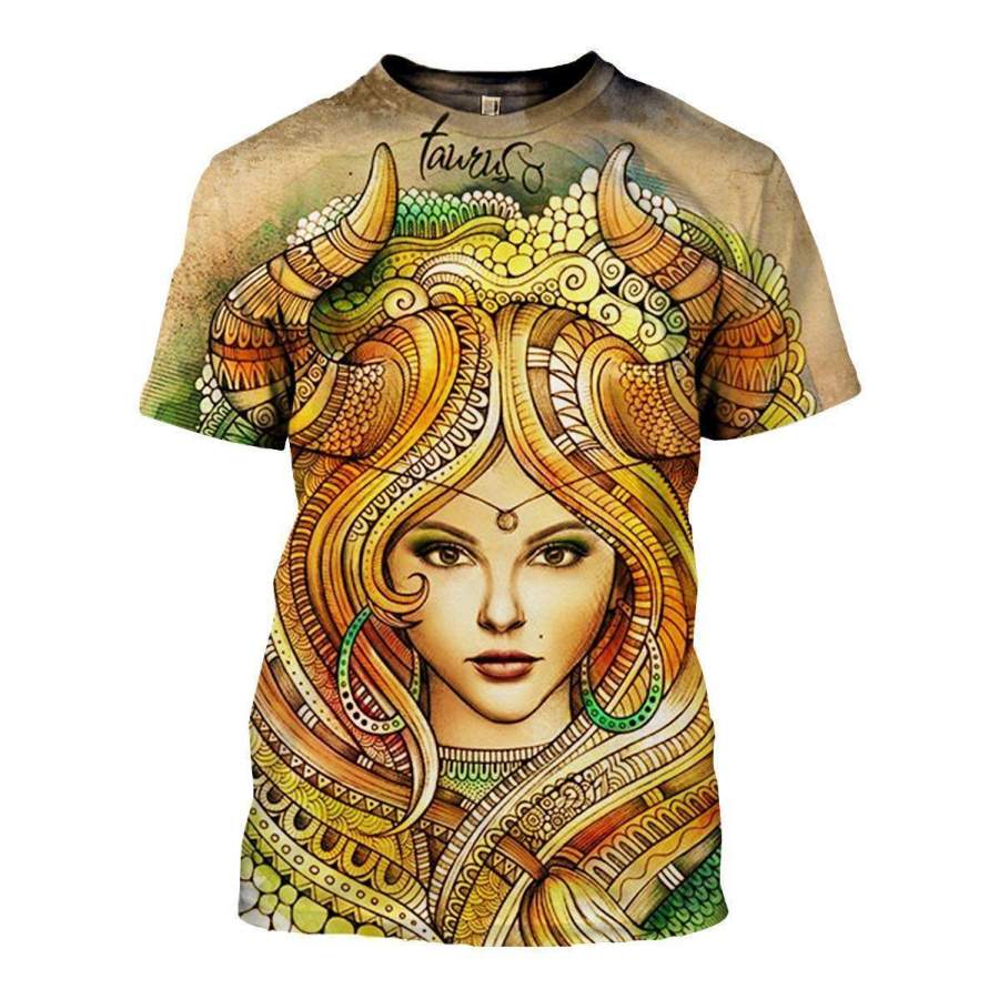 3D ALL OVER PRINTED TAURUS ZODIAC T SHIRT HOODIE NTH150842