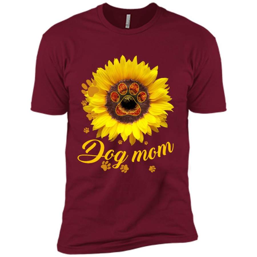 Download Dog Mom Sunflower - Canvas Unisex USA Shirt - T-Shirt Store